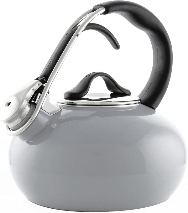 Enamel-on-Steel Classic Loop Teakettle (1.8 Qt.)