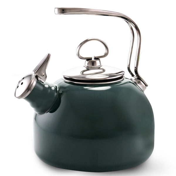 Enamel-on-Steel Classic Teakettle (1.8 Qt.)