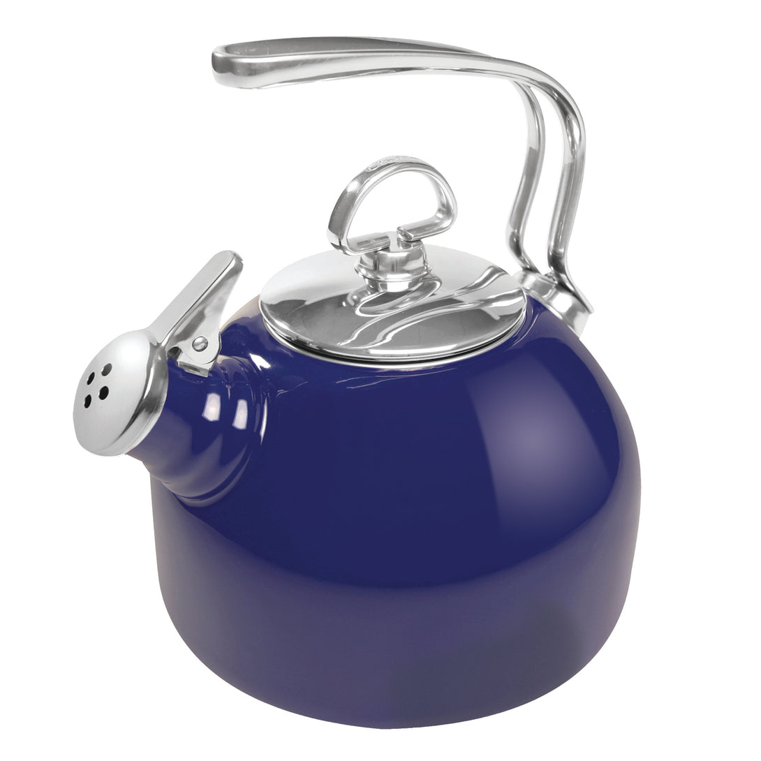 Enamel on Steel Classic Teakettle blue