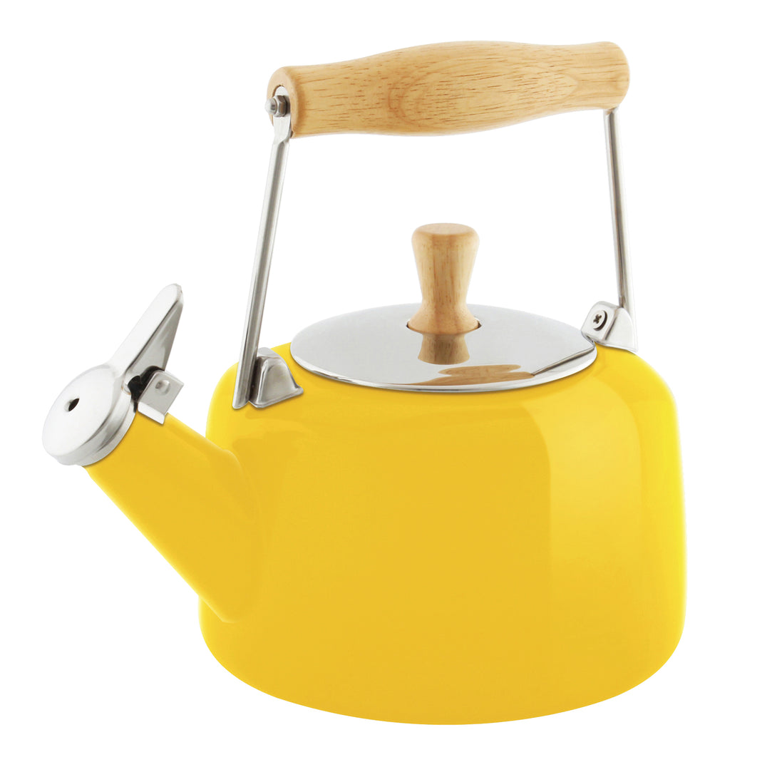 Enamel-on-Steel Sven Teakettle 1.4 Quarts in yellow