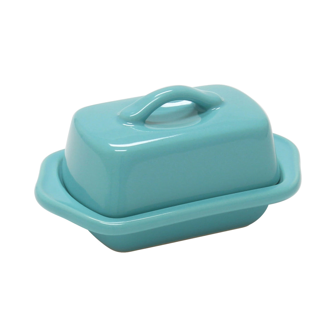 Mini Butter Dish Aqua