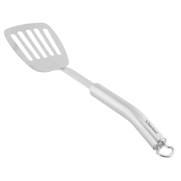 stainless steel slotted turner utensil