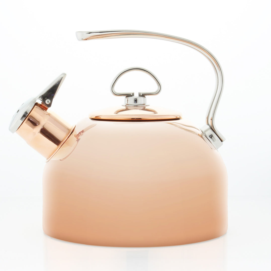 Copper Classic Teakettle 1.8 Quart side view