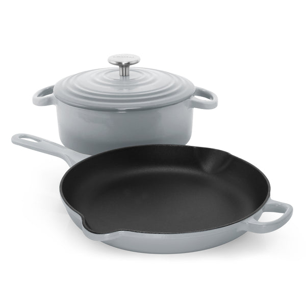 Cast Iron 3 Piece Skillet and Dutch Oven Set (3 Pc)